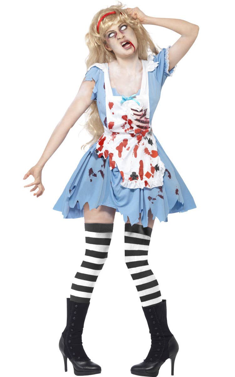 Womens Malice in Wonderland Halloween Alice Costume Front Image