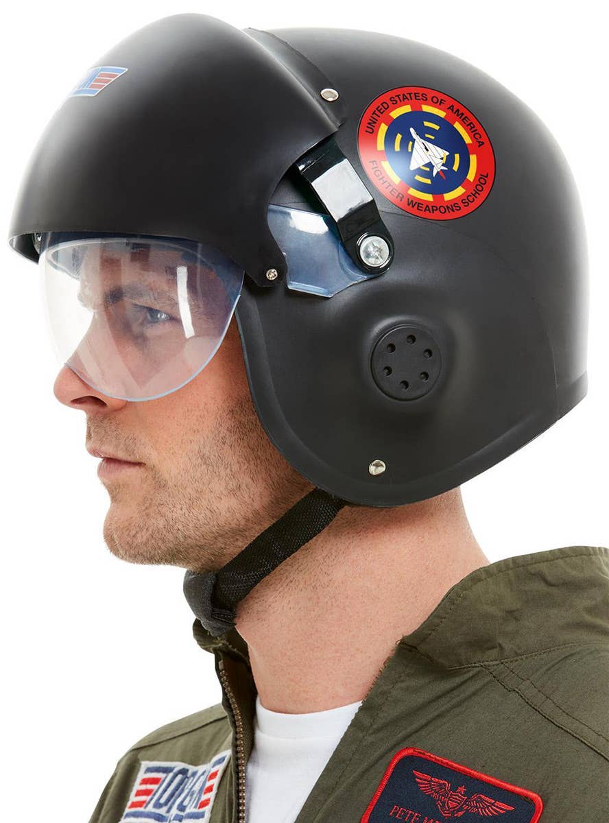 Top Gun Deluxe Costume Accessory Helmet Side Image