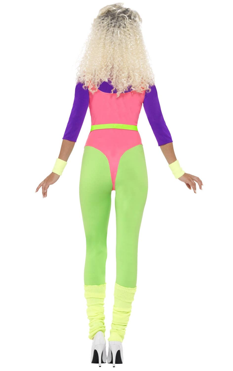 Aerobic Instructor 70s Fashion for Women Costume - Back Image