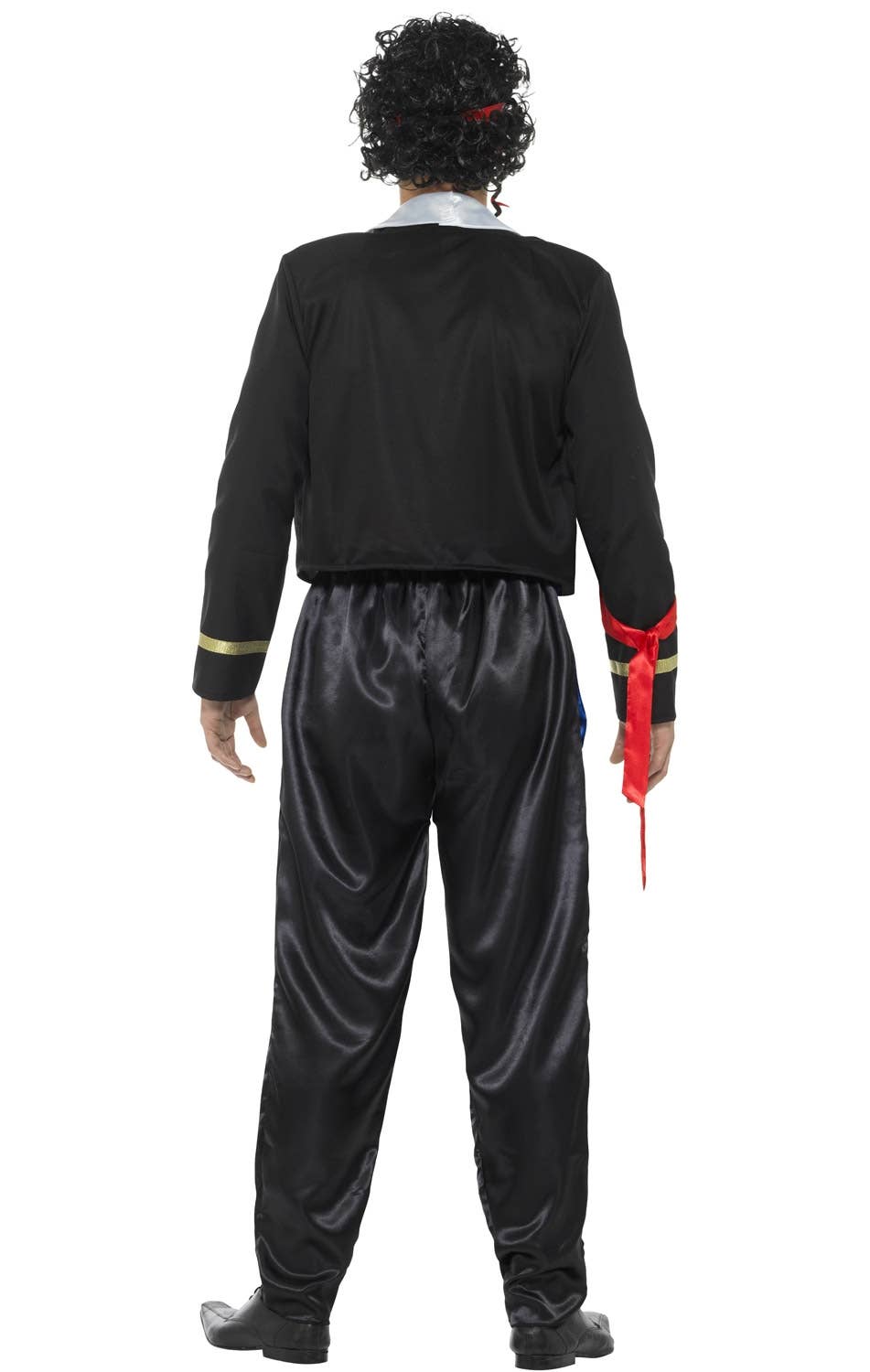 Mens 1980's New Romantic Fancy Dress 80s Costume - Back View