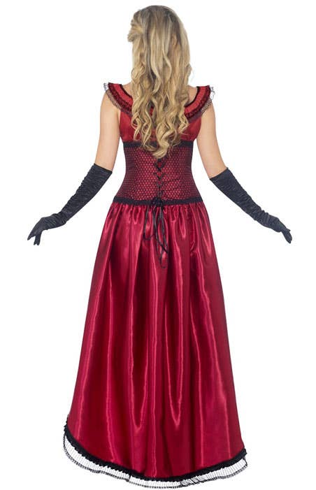 Wild West Women's Brothel Fancy Dress Back View