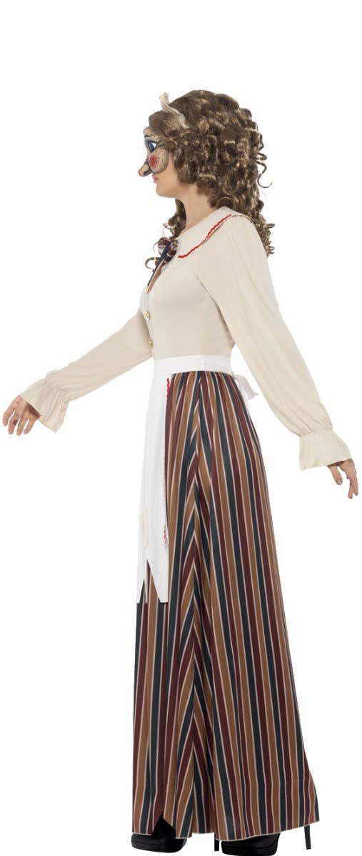 Possessed Judy Women's Evil Puppet Punch and Judy Costume Side Image