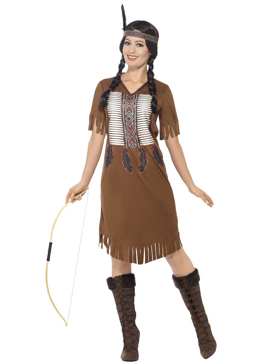 Native Indian Princess Women's Costume Front Image