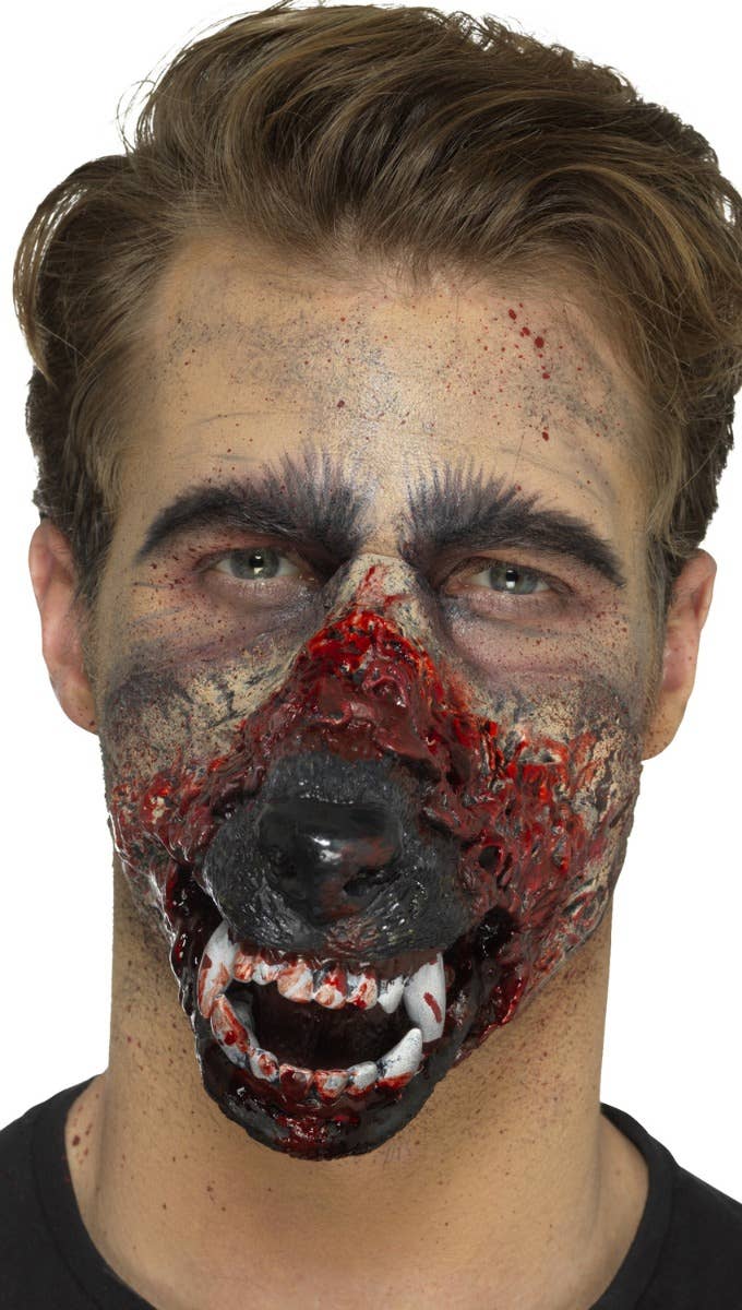 Halloween Werewolf Mouth Prosthetic Stick On Snout Step 4 Image