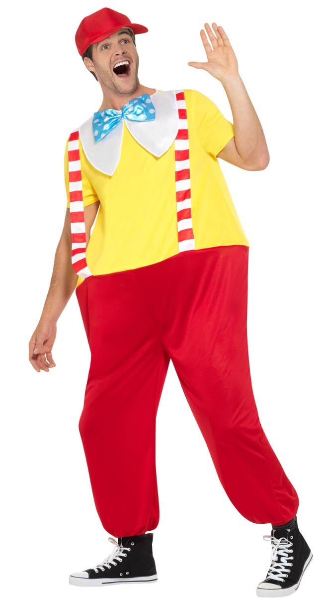 Adult's Tweedledee or Tweedledum Alice in Wonderland Fancy Dress Costume Front View 2
