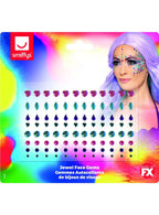 Mermaid Jewels Stick On Face and Body Gems - Main Image