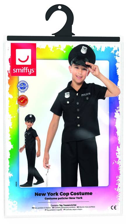 New York Police Costume Boy's - Genuine Packaging