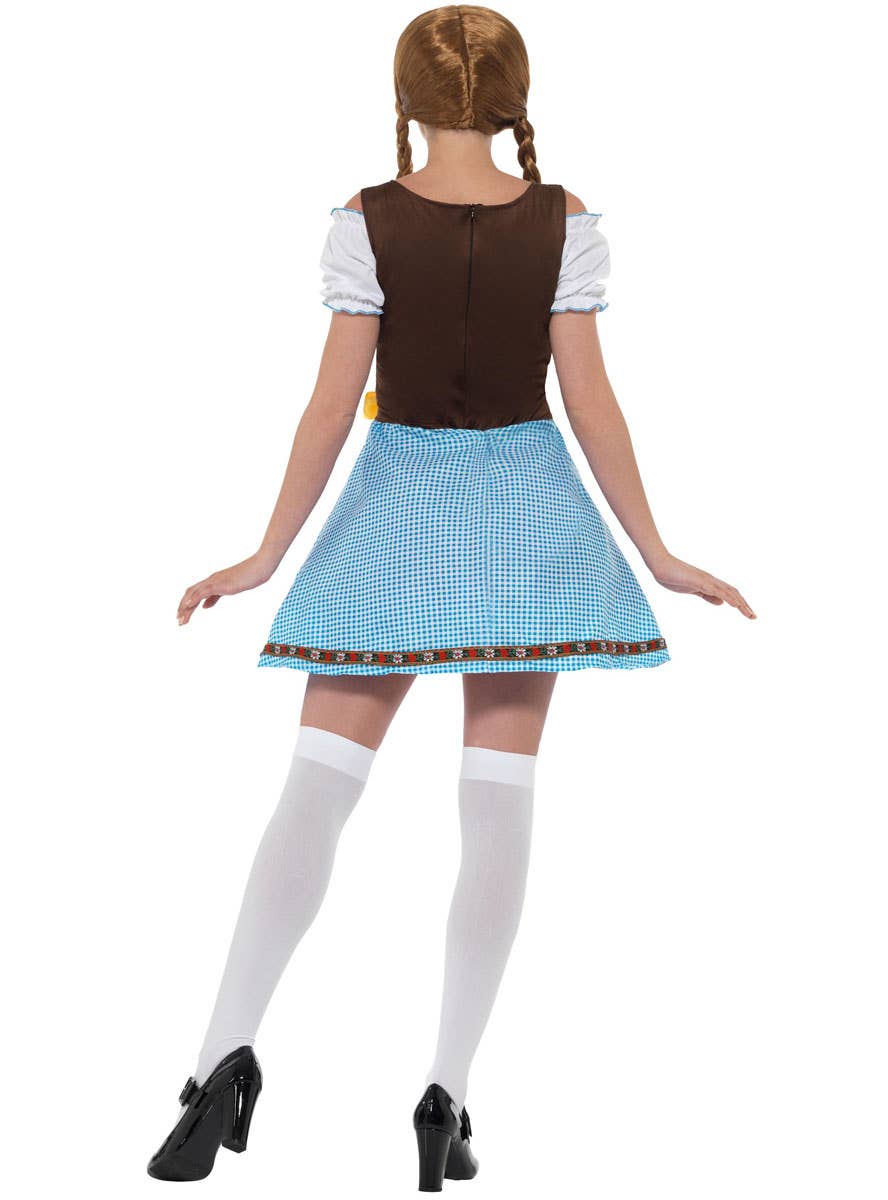 Oktoberfest Women's Olga Bavarian Fancy Dress Costume Back View