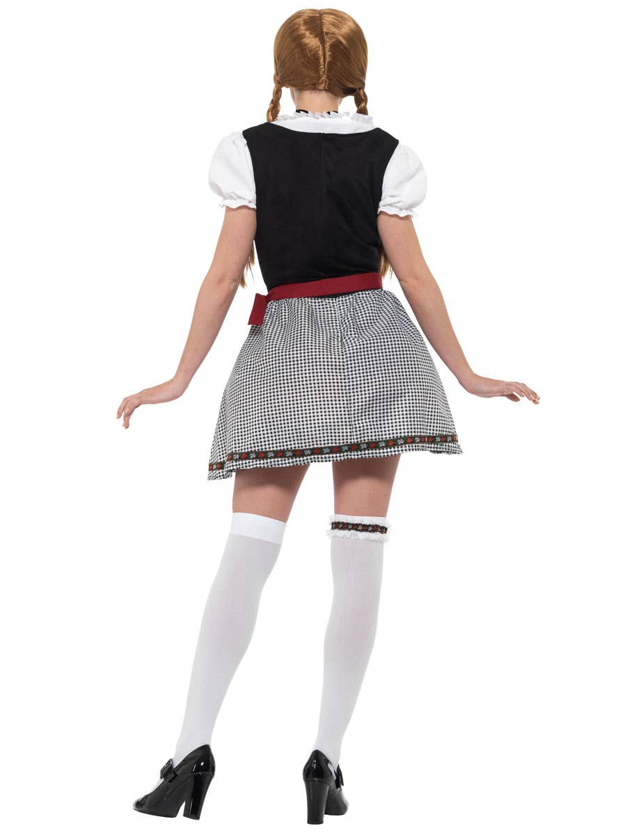 Image of Flirty Fraulein Womens Oktoberfest Costume - Back View