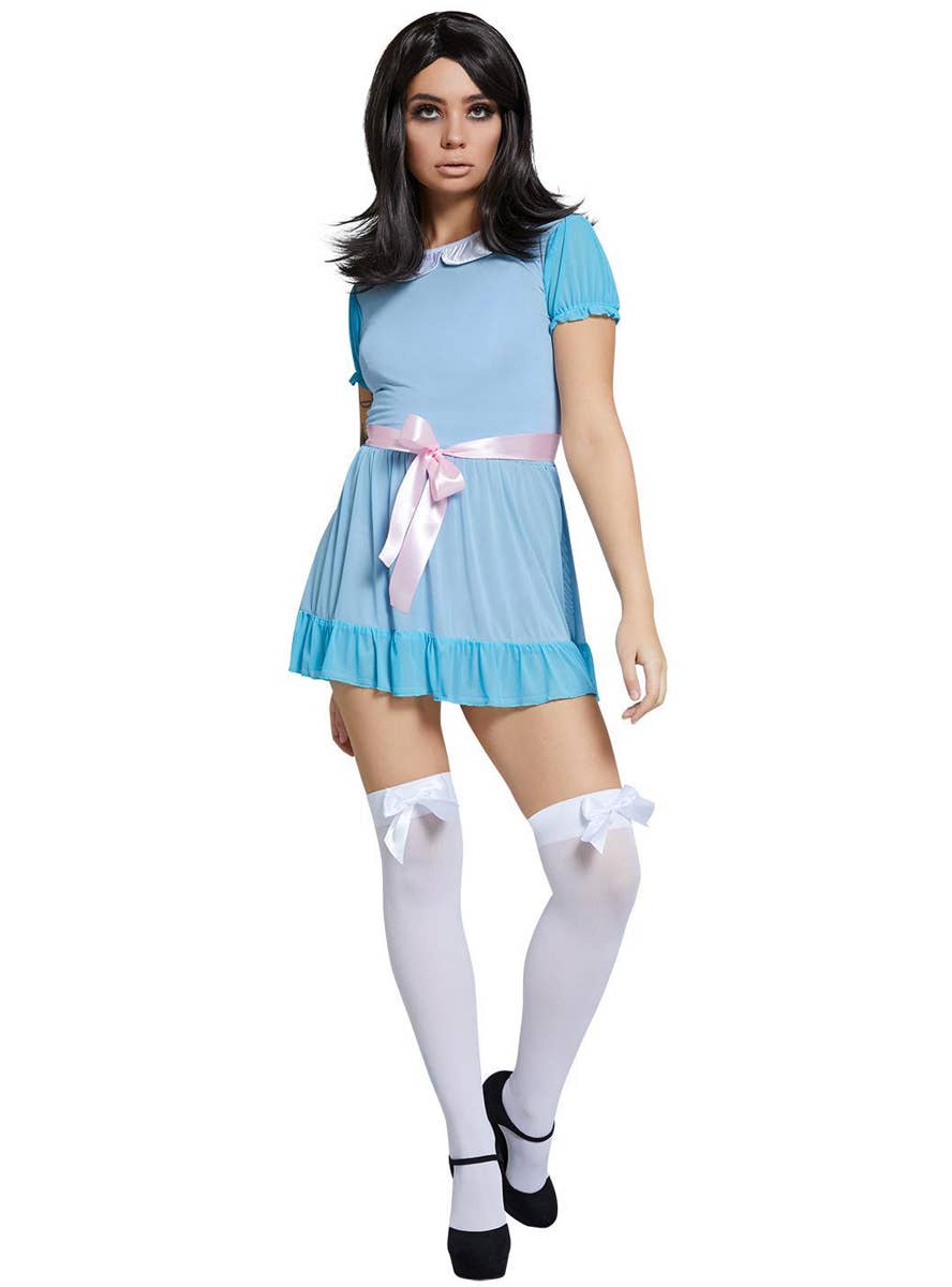 Womens Sexy Shining Twin Fancy Dress Costume - Alternate Image
