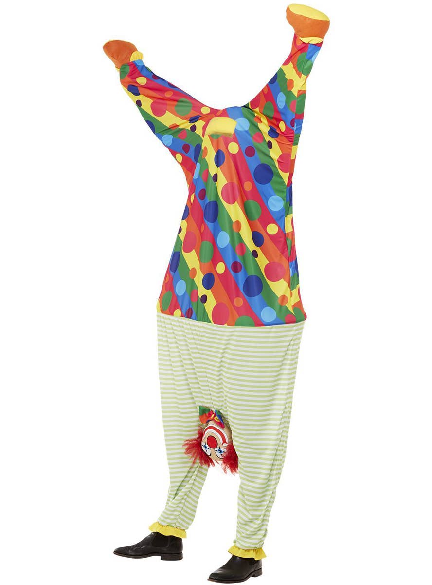 Funny Upside Down Clown Costume - Side Image