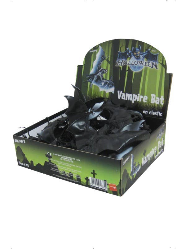 Large Hanging Plastic Bat Halloween Decoration - Alternative Image