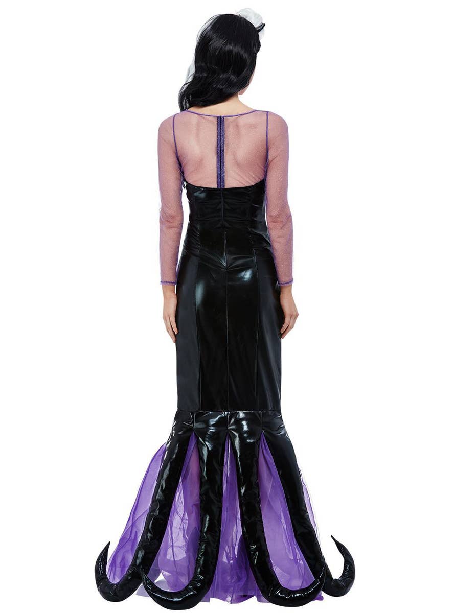Ursula Womens Little Mermaid Villain Costume - Back Image