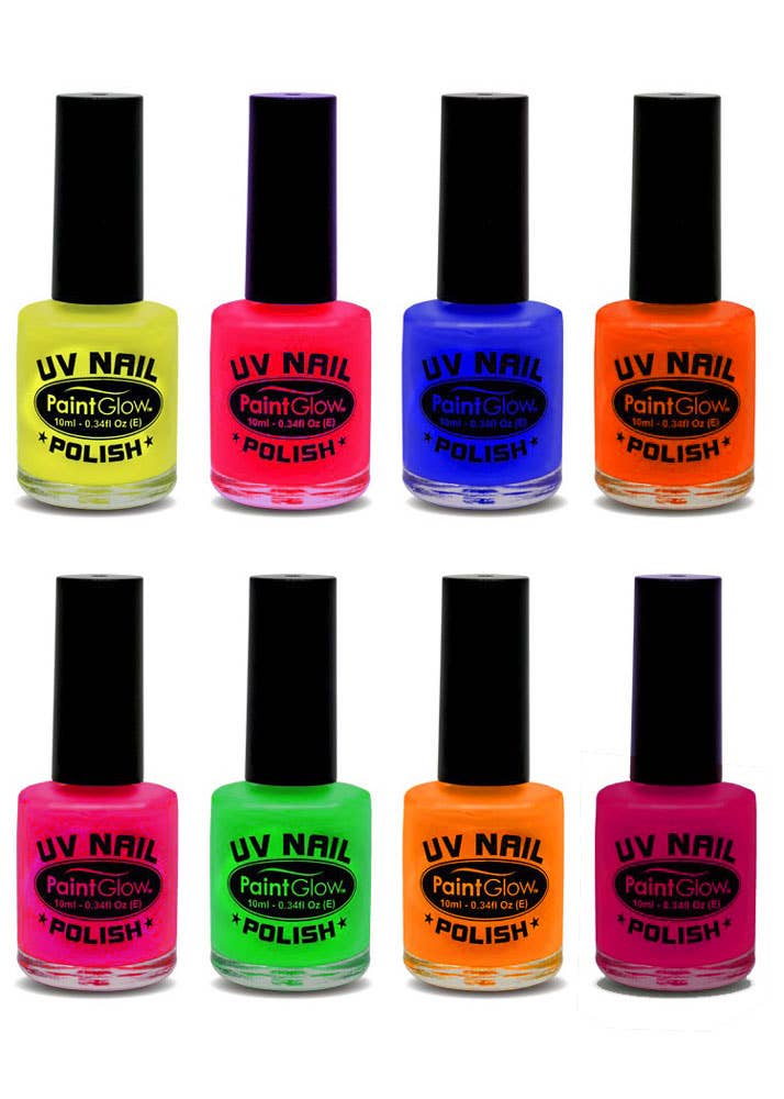 Fluro Orange UV Special Effects Nail Polish Alternate Image