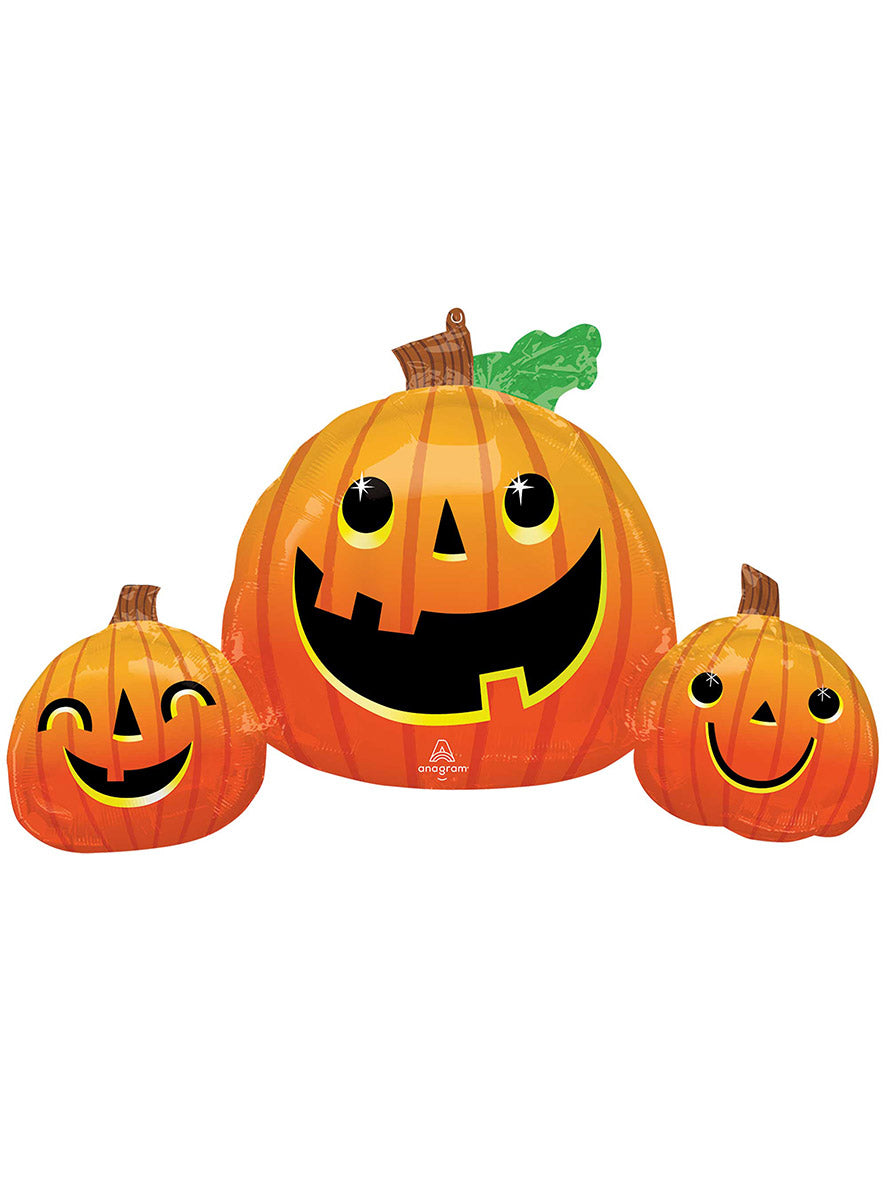 Happy Halloween Pumpkin Supershape Balloon - Main Image