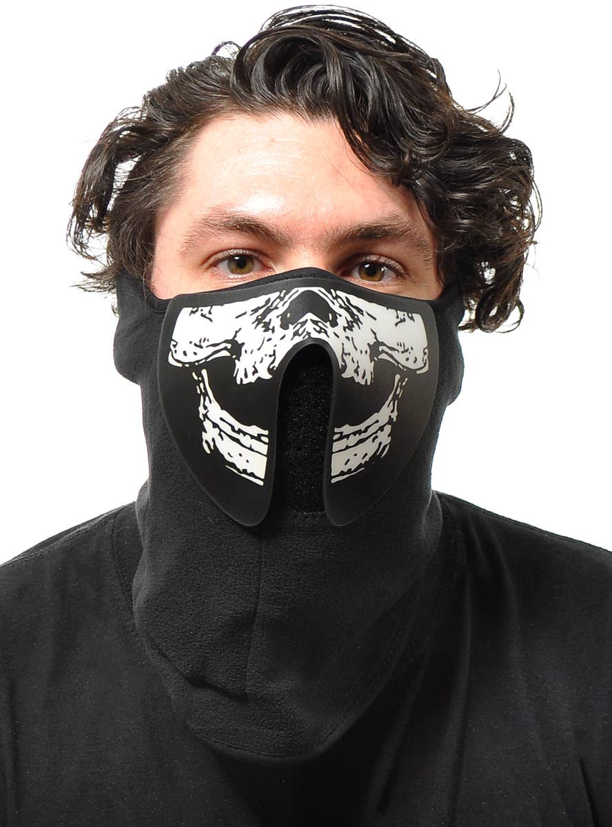 Image of Skull Face Sound Activated Light Up Mask