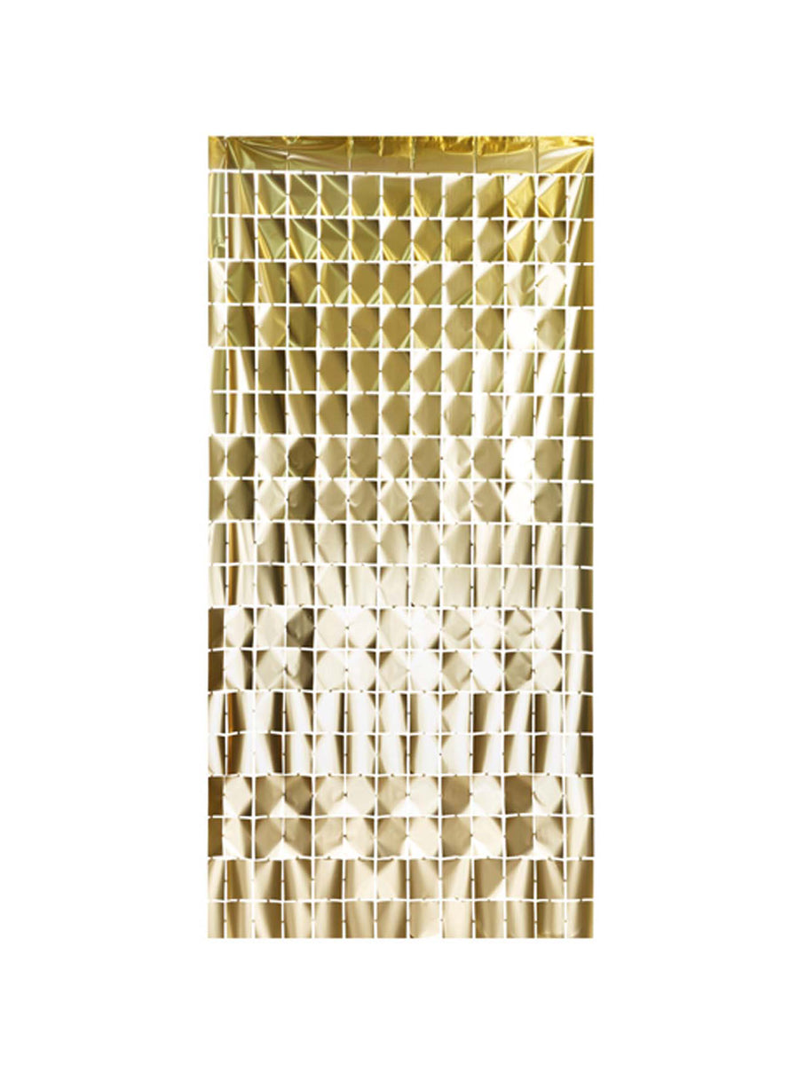 Square Gold 200cm Party Backdrop - Main Image