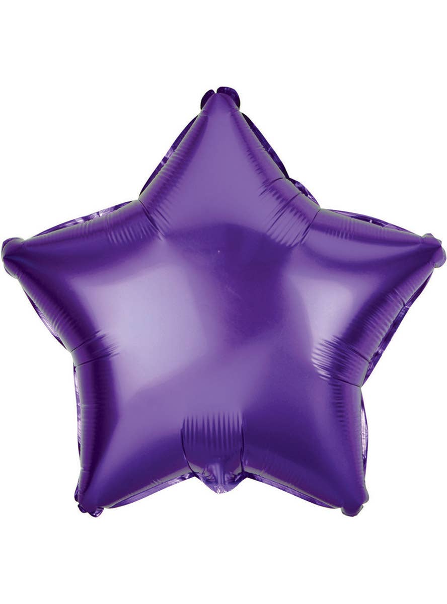 Image of Star Shaped Dark Purple 45cm Foil Balloon