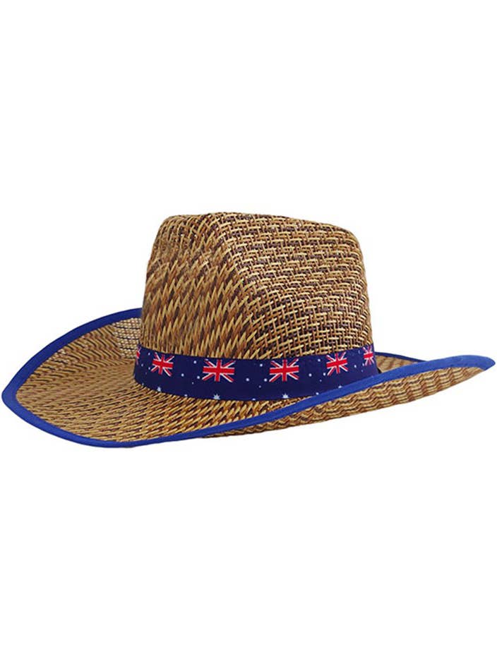 Aussie Flag Band Straw Australia Day Costume Hat