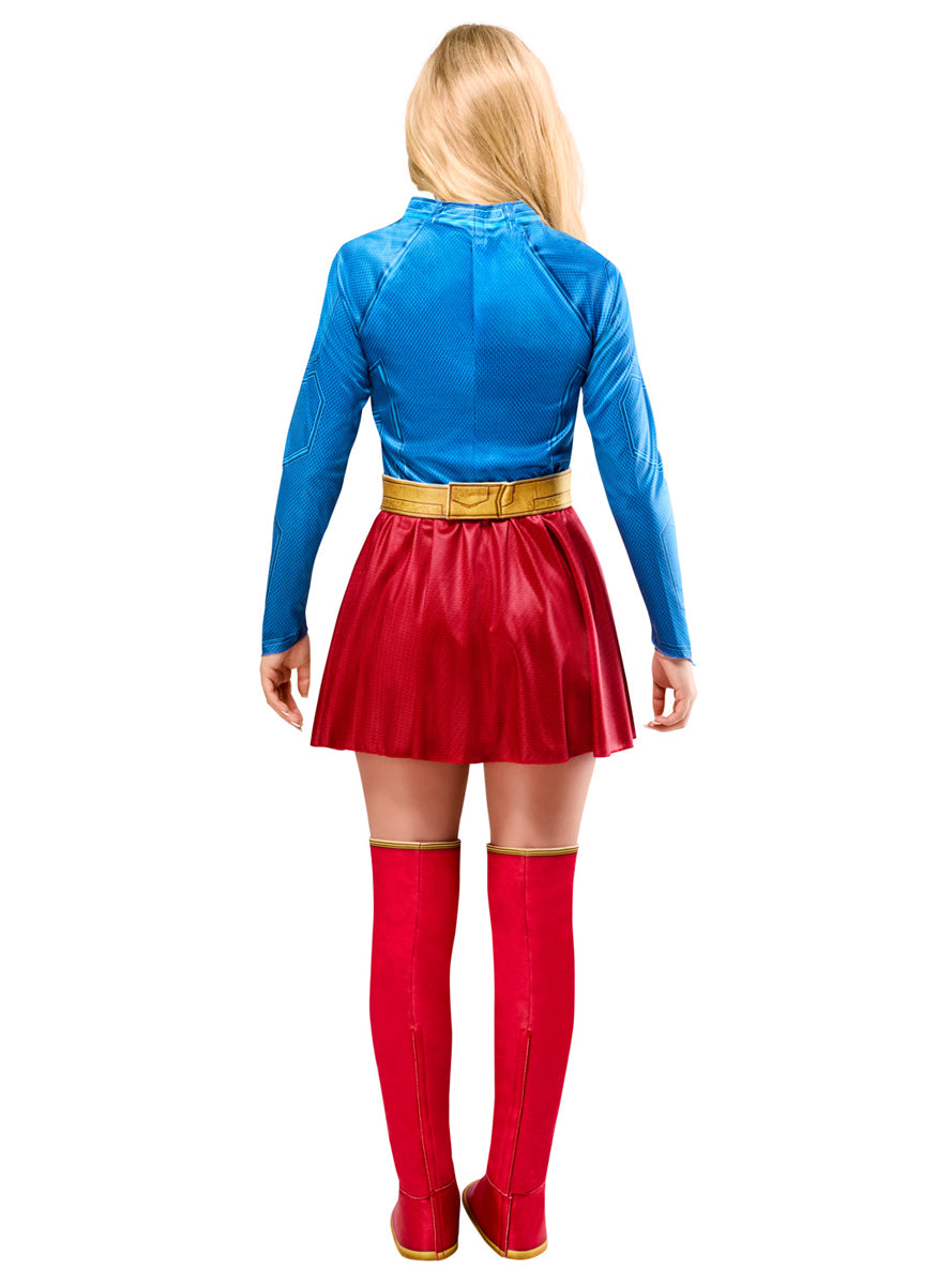 Supergirl 2026 Movie Womens Deluxe DC Superhero Costume - Back Image