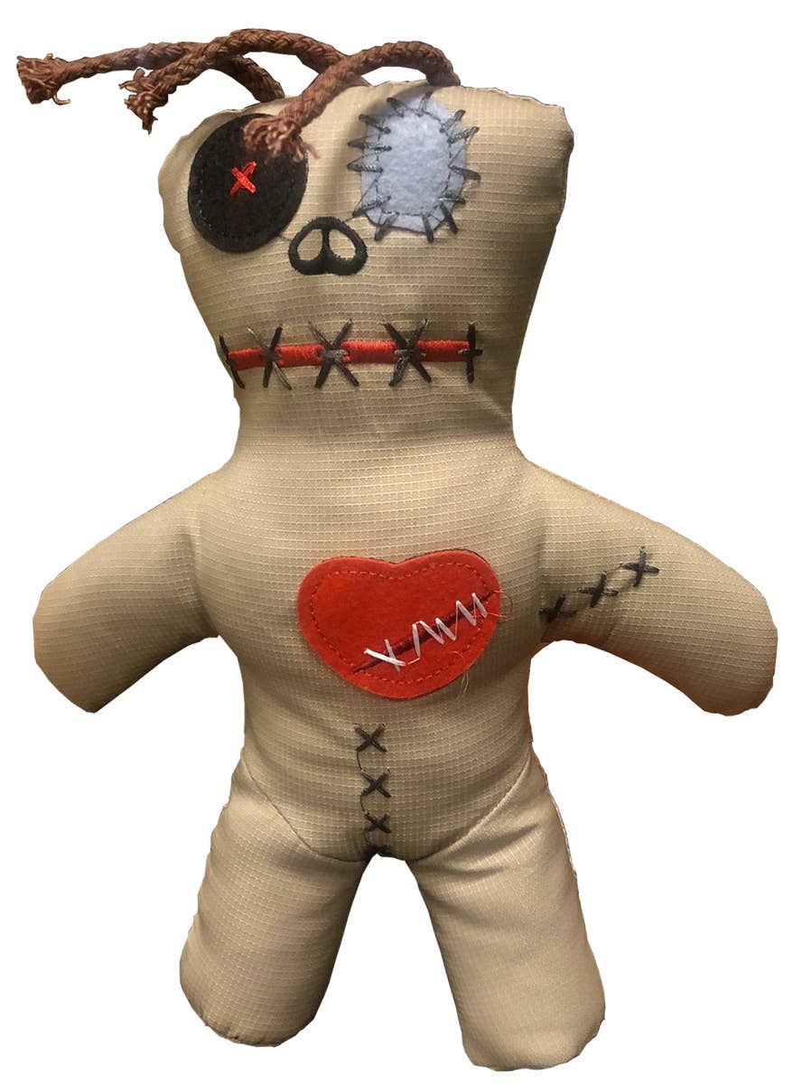 Creepy Plush Voodoo Doll Halloween Prop - Alternative Image