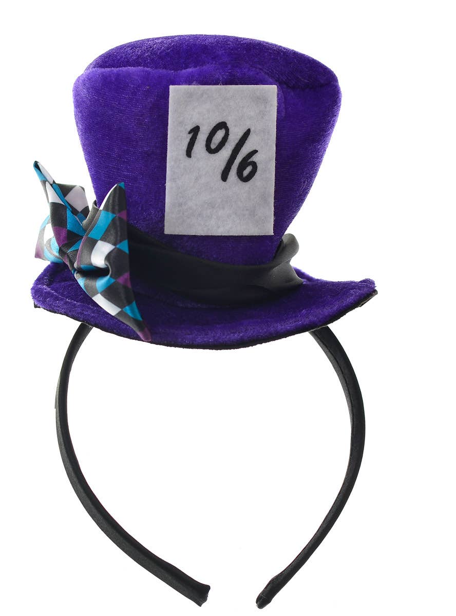 3 Piece Mad Hatter Costume Accessory Set - Headband Image