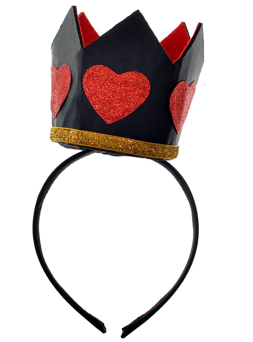 3 Piece Queen of Hearts Costume Accessory Set - Headband Image