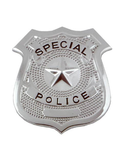 Silver Metal 'Special Police' Costume Badge