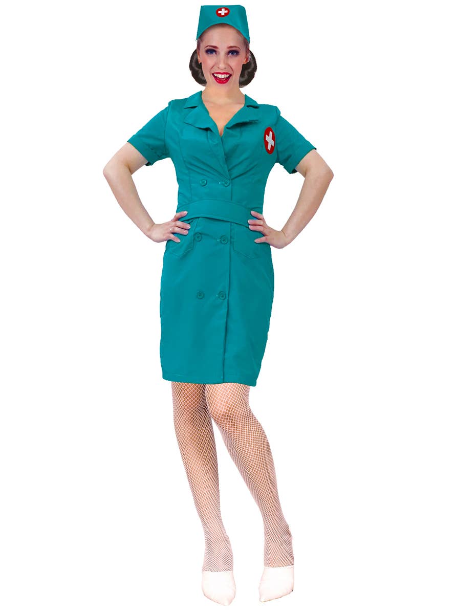 Asylum Nurse Uniform Costume for Women