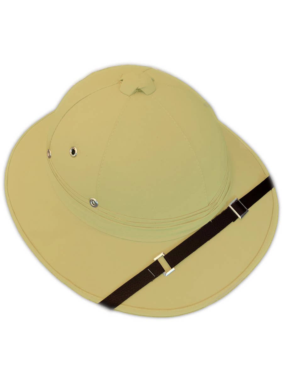 Beige Safari Adults Deluxe Costume Accessory Hat Main Image