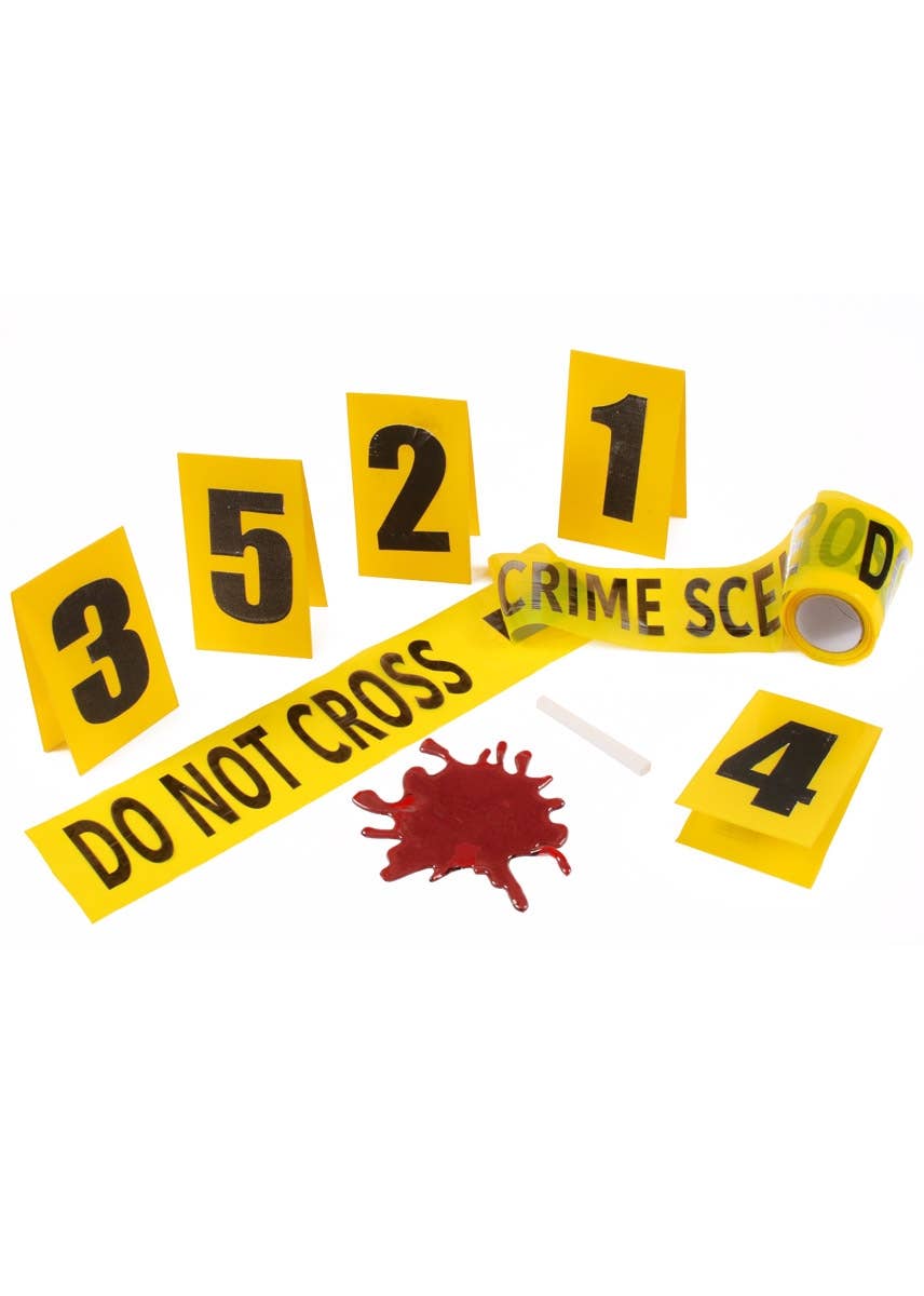 Halloween Haunted House Crime Scene Kit Decoration