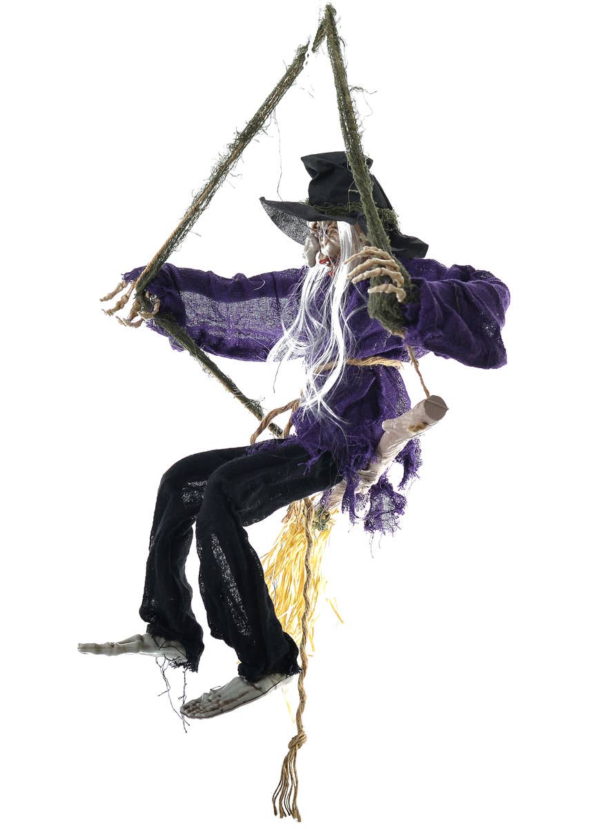 Wicked Witch Animated Deluxe Halloween Decorations - Side Image