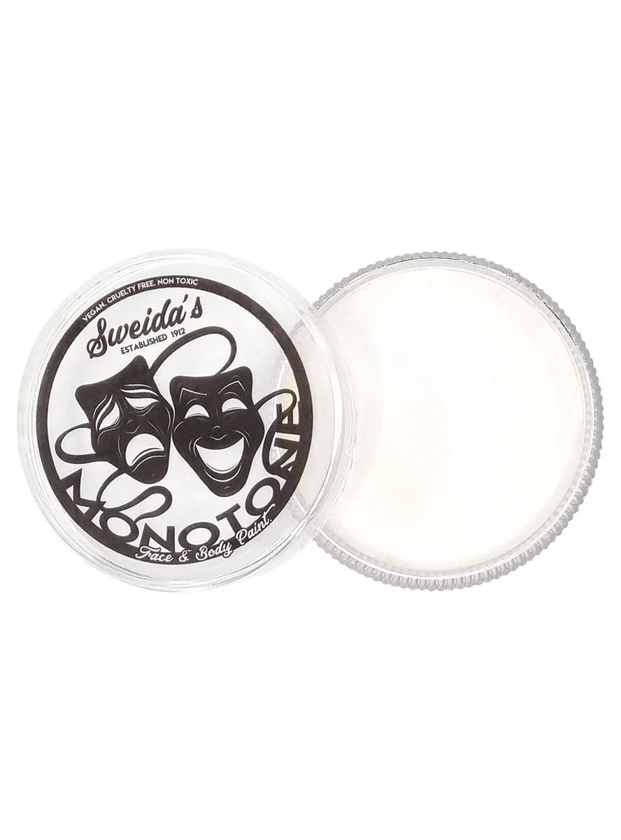 White Greasepaint Costume Mask For The Face and Body