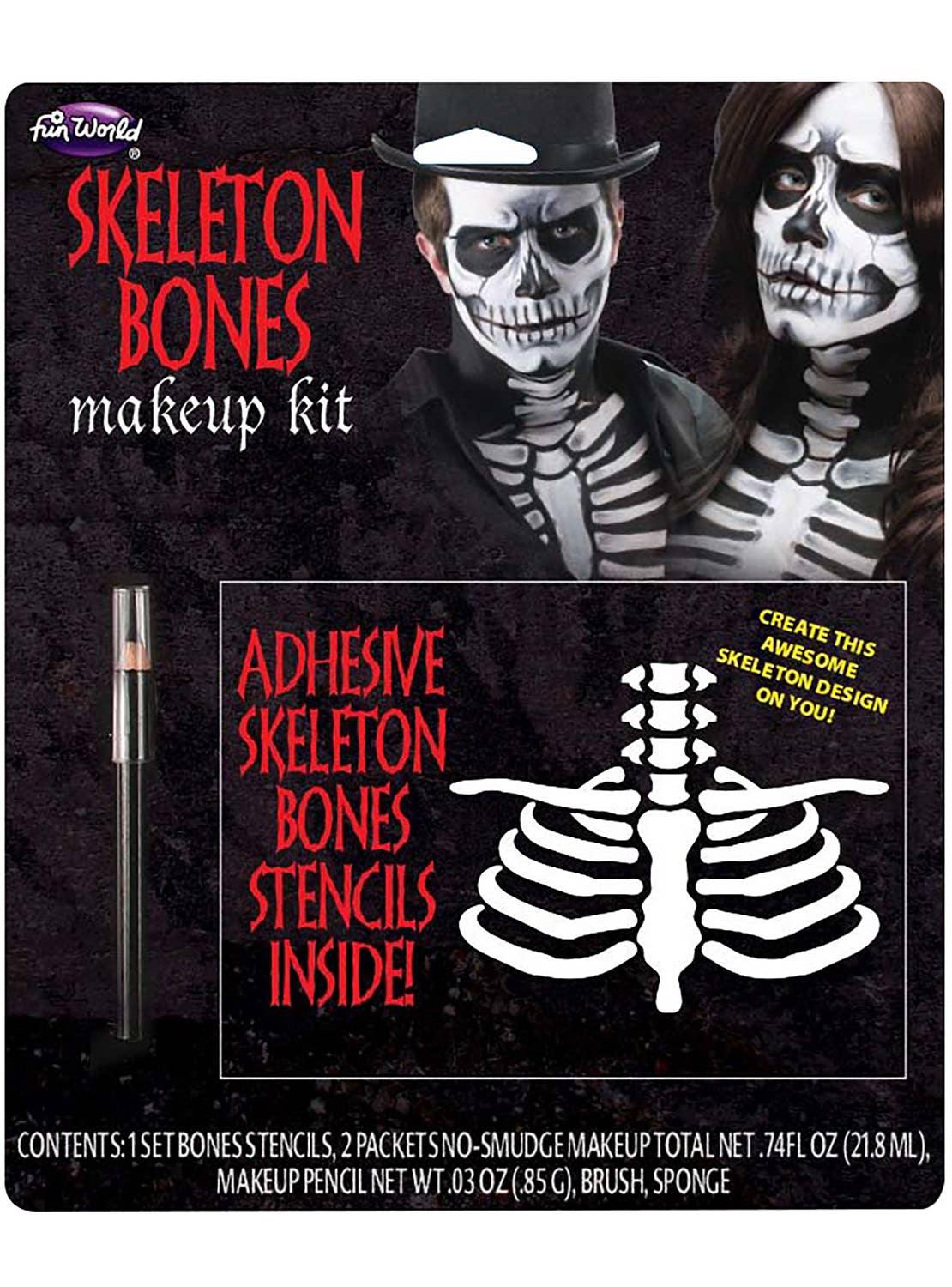Skeleton Rib Cage Makeup Kit