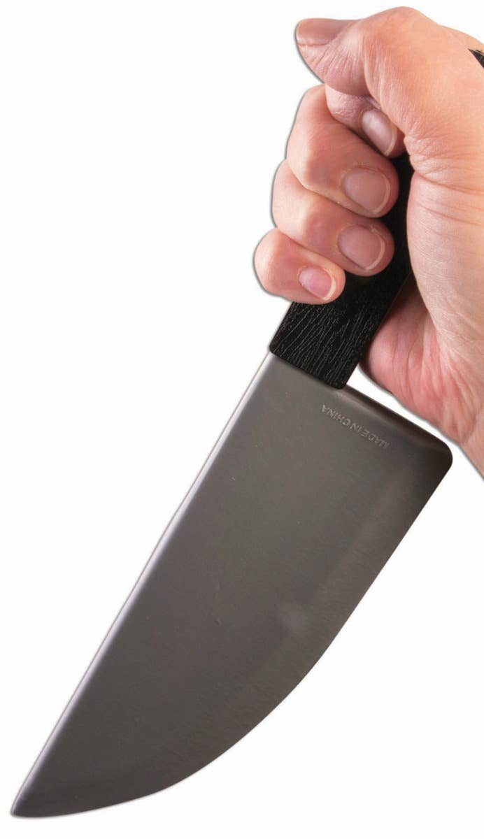 Grey Butchers Knife Halloween Prop Accessory Main Image