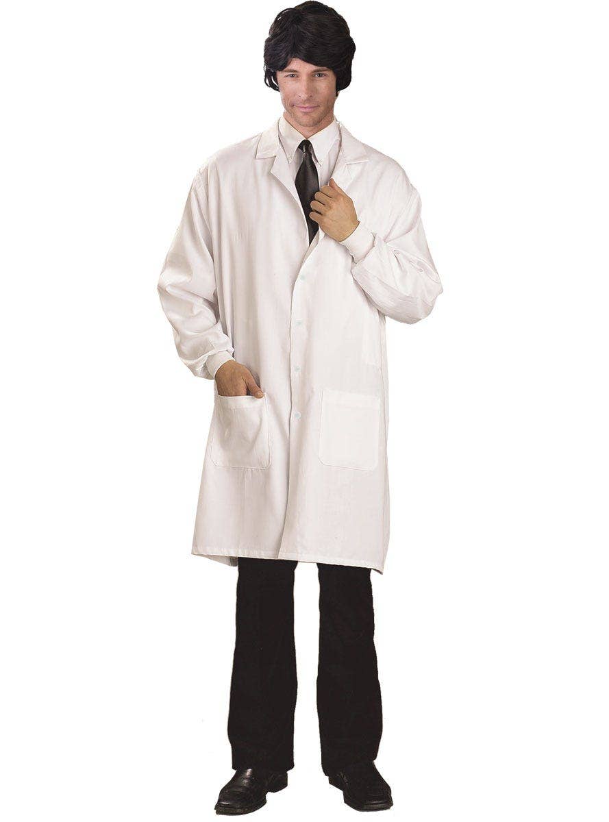 Mens White Doctor Lab Coat Plus Size Costume