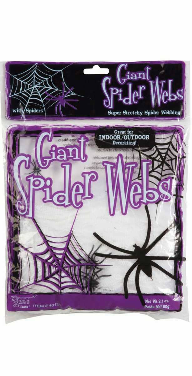 Scary Spiderweb Halloween Decoration - Image 1