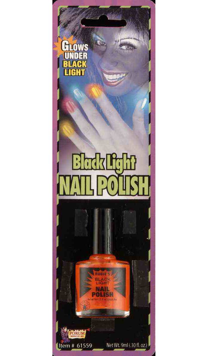 Image of UV Reactive Neon Orange Novelty Nail Polish