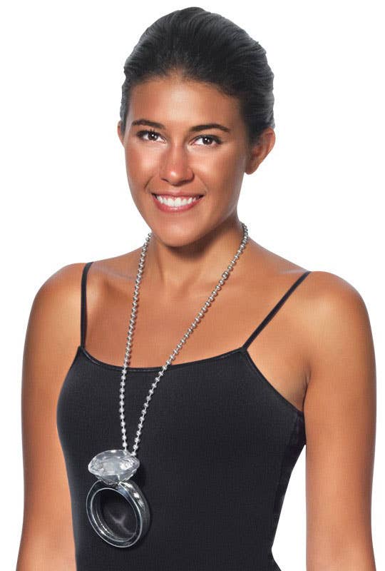 Bachelorette Novelty Giant Diamond Ring Accessory Alternate Image