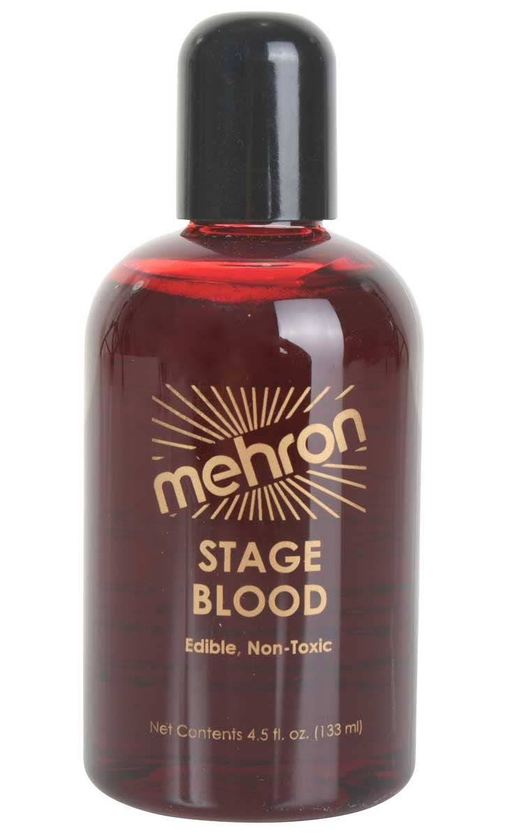 133ml Of Bright Red Mehron Syrup Based Halloween Stage Blood