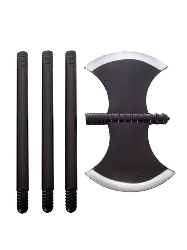 Double Edged Axe Costume Accessory Weapon For Children and Adult's