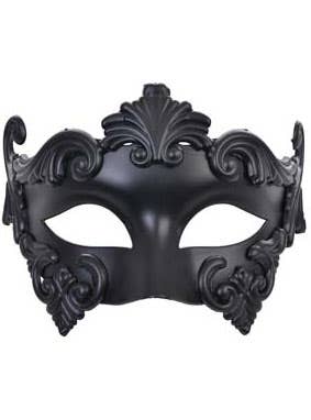 Roman Style Black Masquerade Mask for Men