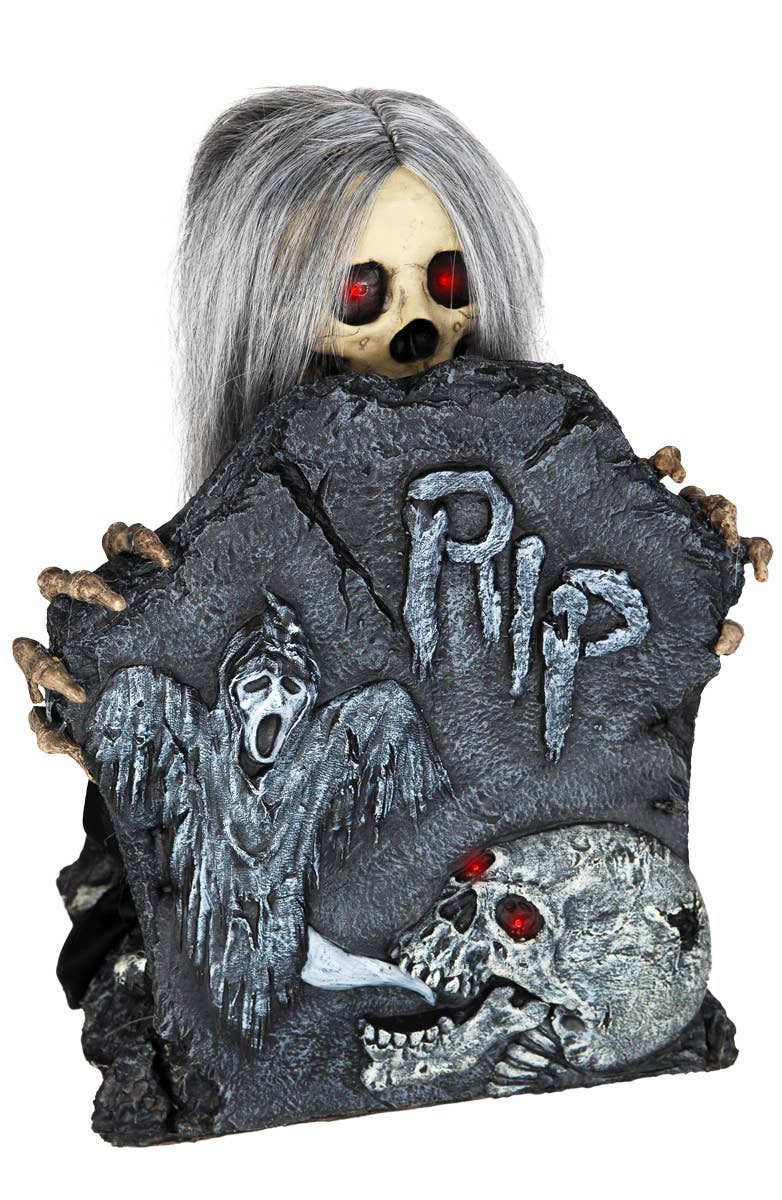 Animated Movement, Lights and Sound Tombstone Halloween Decoration