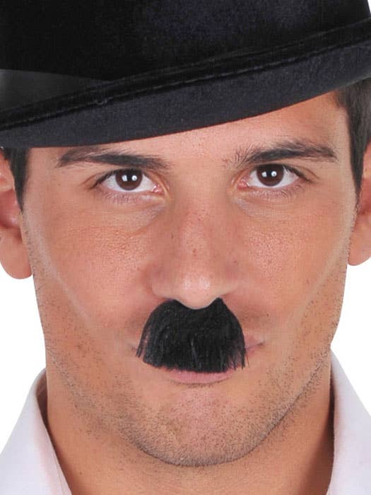 Self Adhesive Black Faux Hair Charlie Chaplin Costume Moustache