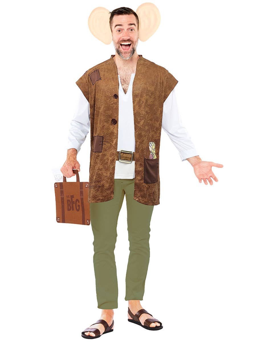Image of The BFG Roald Dahl Men's Book Week Costume - Front View