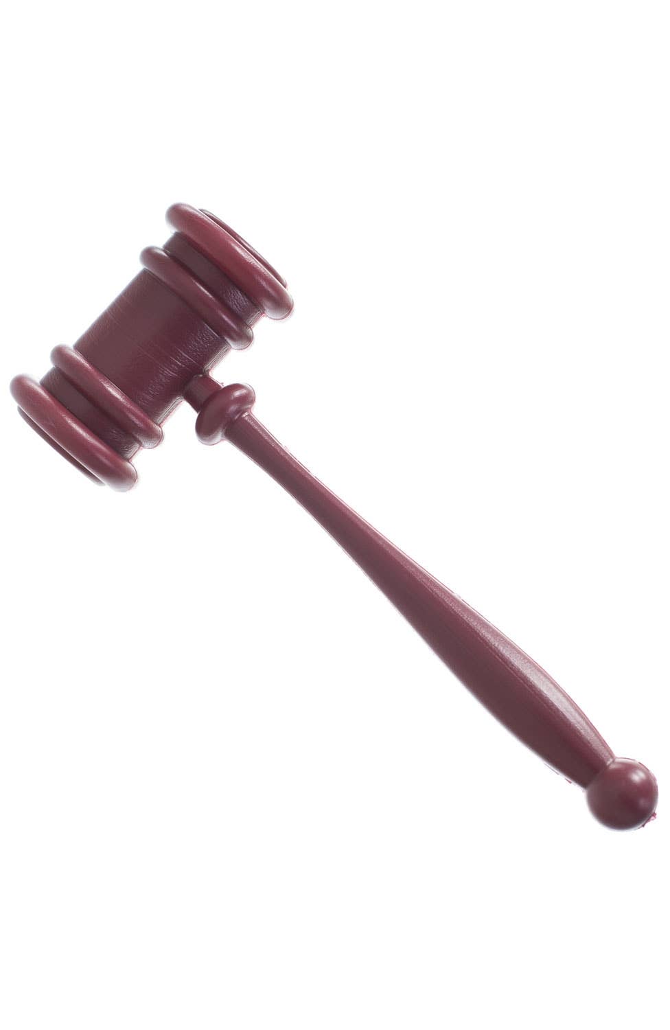 Brown Plastic Judge Gavel Novelty Accessory Main Image
