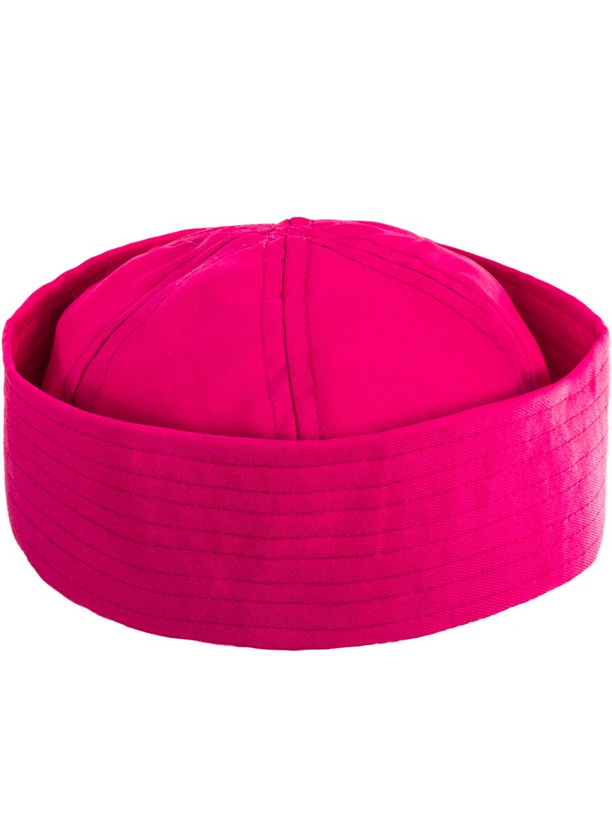 Bright Pink Sailor Gob Costume Hat