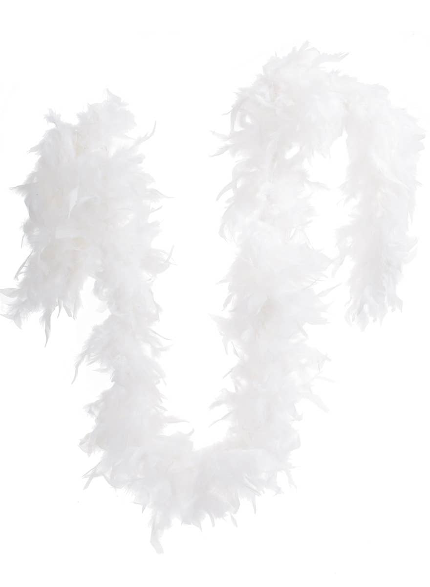 White Fluffy Feather Boa