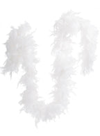 White Fluffy Feather Boa