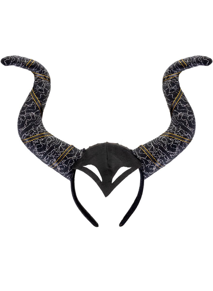 Black and Silver Maleficent Inspired Costume Headband